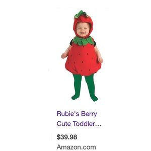 Strawberry Toddler Costume